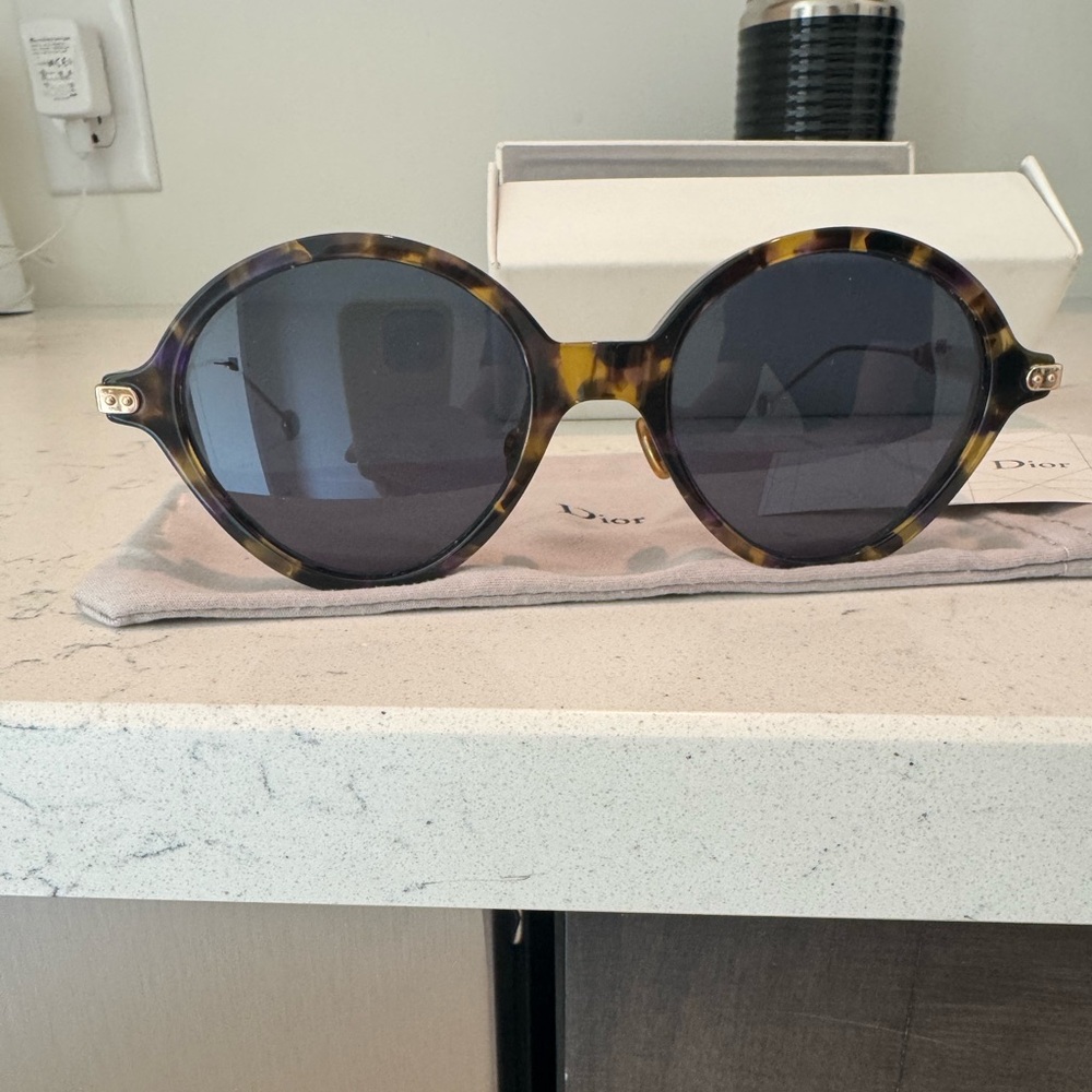Christian Dior tortoise sunglasses